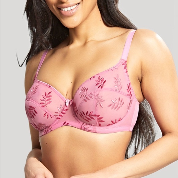Panache Tango Balcony Bra Rose Pink Sz 34FF - Picture 1 of 7